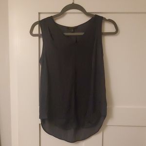 satin sleeveless banana republic blouse tank top